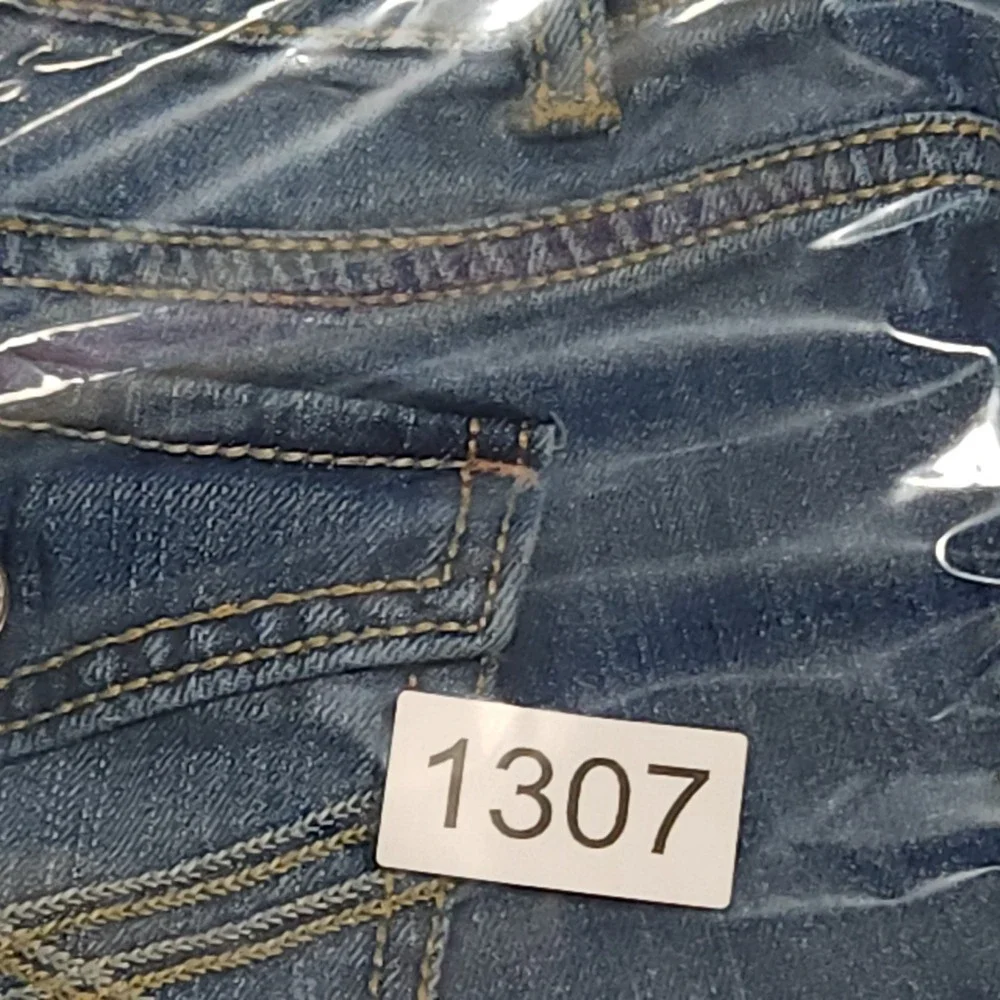 Aeropostale Denim Shorts Girls 7/8 Blue Stretch Bermuda Jean Shorts